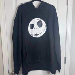 NWT. Disney Nightmare Before Christmas Jack Skellington Face Hoodie Size 3X.